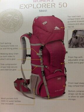 High Sierra Women's Explorer 50 Backpack - Blue